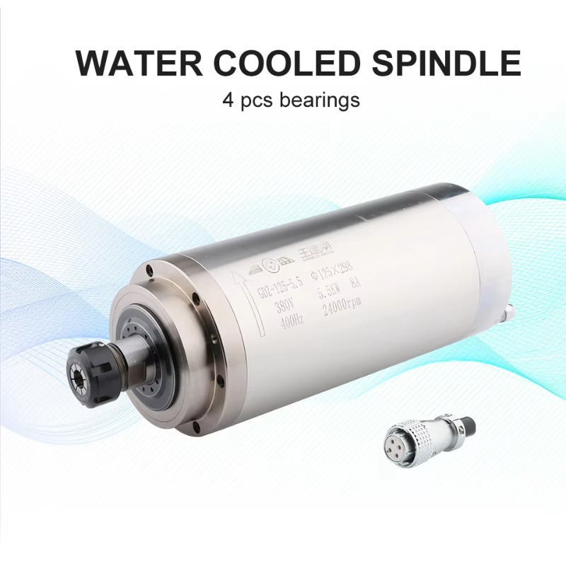 2.2kw ER20 Water-Cooled Millin - đánh giá và giá 2.2Kw Water Cooled Spindle Kit Vfd